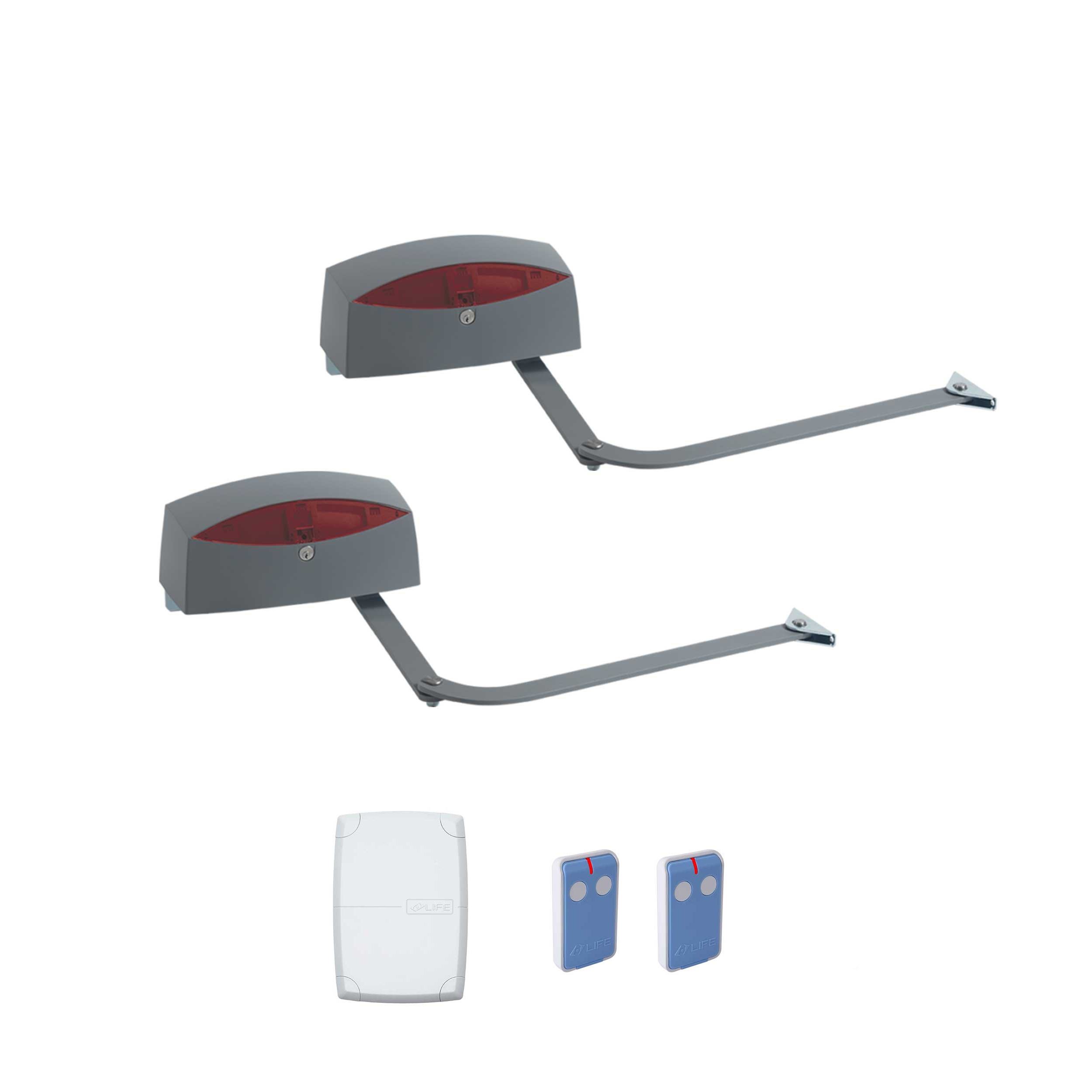 sinuo-zestaw EASY LIFE SETUP SINUO UNI DL EASY Zestaw do bram skrzydłowych z łamanym ramieniem - obrazek 1
