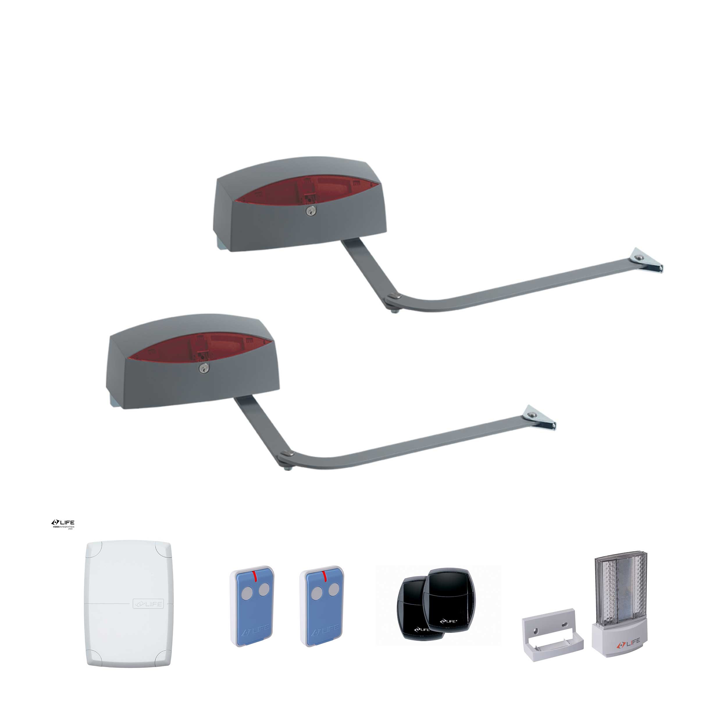 sinuo-zestaw LIFE SETUP SINUO UNI DL 042 Zestaw do bram skrzydłowych z łamanym ramieniem - obrazek 1